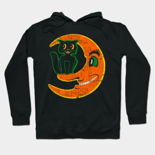 Vintage Halloween Moon Hoodie